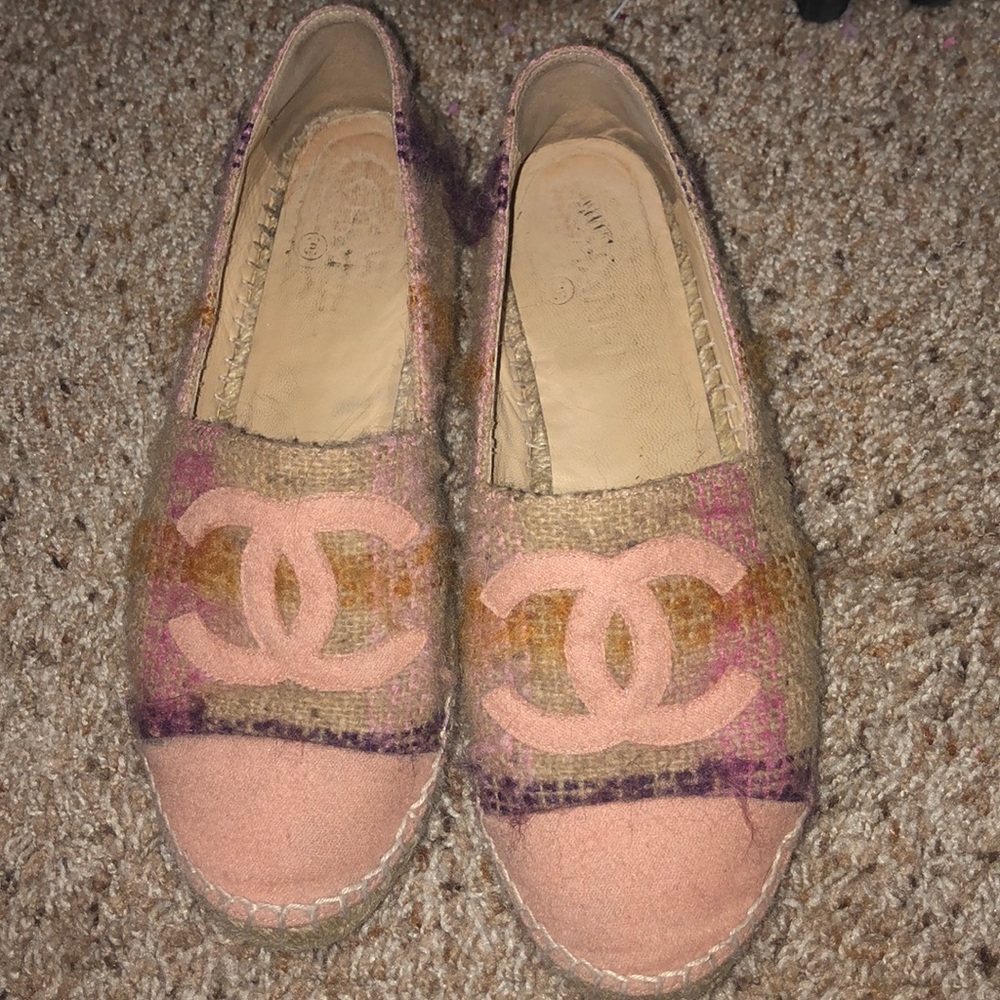 Pink Chanel Espadrilles